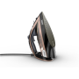 TEFAL , Steam Iron , FV9845 , Steam Iron , 3200 W , Water tank capacity 350 ml , Continuous steam 60 g/min , Black/Rose Gold