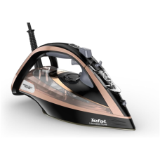 TEFAL , Steam Iron , FV9845 , Steam Iron , 3200 W , Water tank capacity 350 ml , Continuous steam 60 g/min , Black/Rose Gold