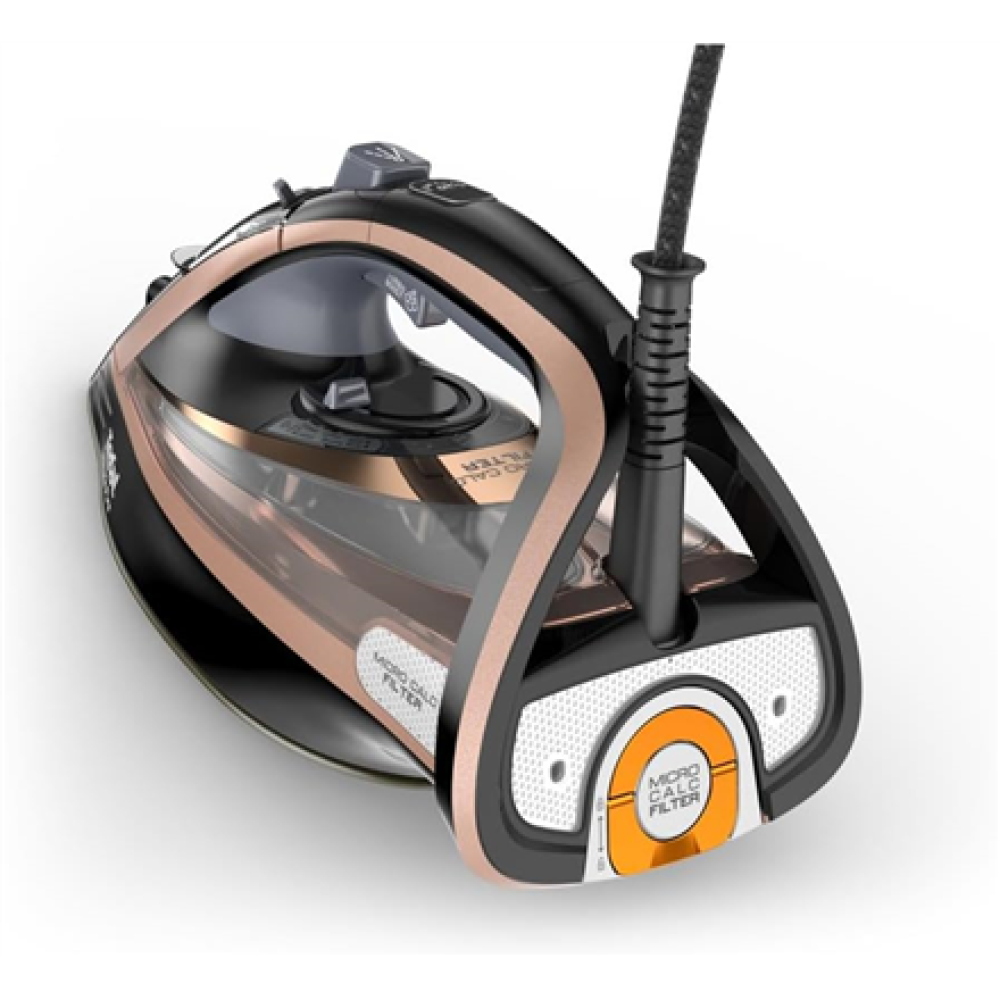 TEFAL , Steam Iron , FV9845 , Steam Iron , 3200 W , Water tank capacity 350 ml , Continuous steam 60 g/min , Black/Rose Gold