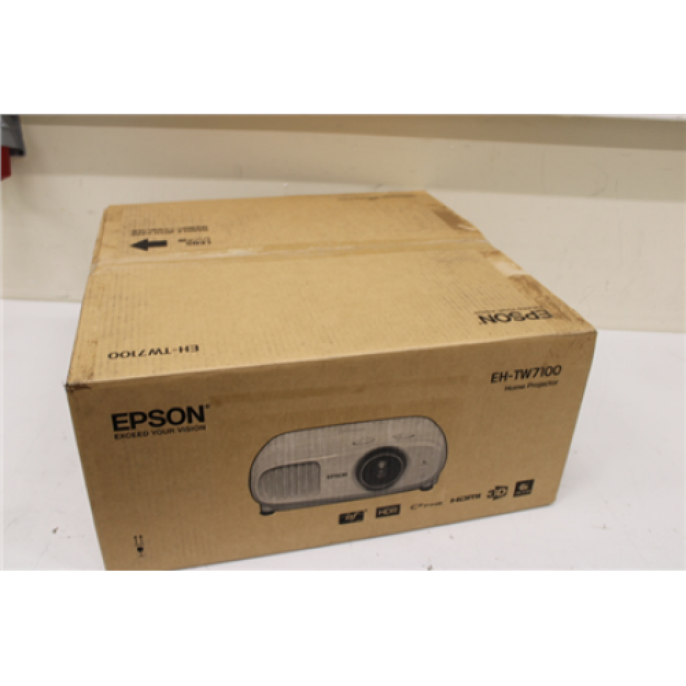 SALE OUT. Epson EH-TW7100 projector with HC lamp warranty, 1920x1080, 3000 Lm, 16:9 Epson EH-TW7100 4K PRO-UHD 3840 x 2160 (2 x 1920 x 1080) 3000 ANSI lumens White DEMO Lamp warranty 12 month(s)