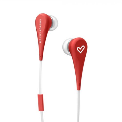 Energy Sistem , Earphones Style 1+ , Wired , In-ear , Microphone , Red