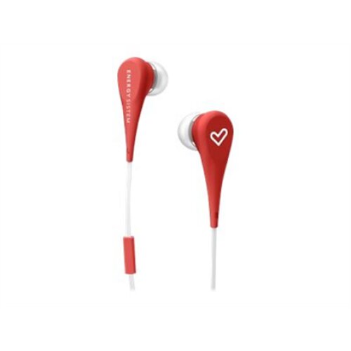 Energy Sistem , Earphones Style 1+ , Wired , In-ear , Microphone , Red