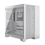 Corsair Dual Chamber PC Case , 2500X , White , Mid Tower , Power supply included No , Micro-ATX