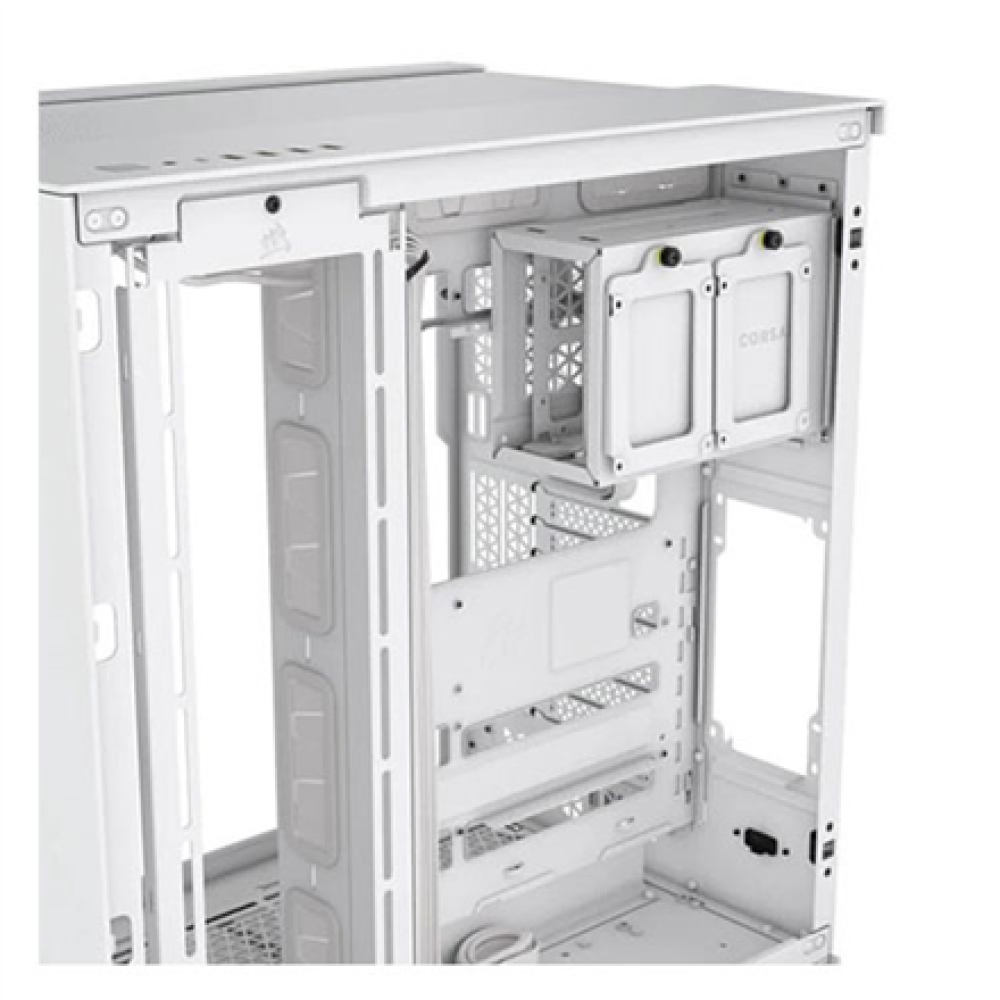 Corsair Dual Chamber PC Case , 2500X , White , Mid Tower , Power supply included No , Micro-ATX