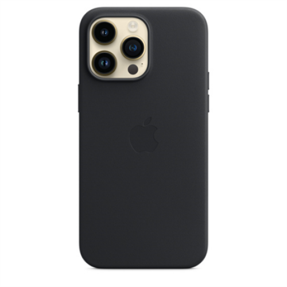 Apple 14 Pro Max Leather Case with MagSafe Midnight