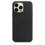 Apple 14 Pro Max Leather Case with MagSafe Midnight