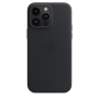 Apple 14 Pro Max Leather Case with MagSafe Midnight