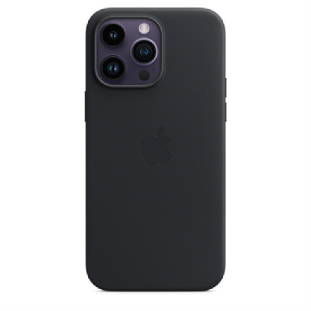Apple 14 Pro Max Leather Case with MagSafe Midnight