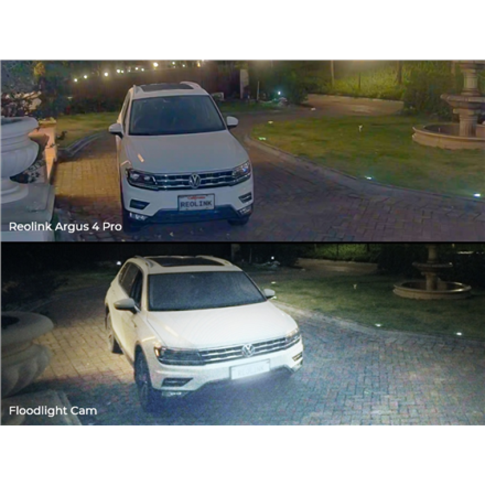 Reolink , 4 Pro 4K 180° Dual-Lens WiFi 6 Battery Camera , B740X Argus , Wire-free , 8 MP , 4mm , IP66 , H.264/H.265 , MicroSD, Max. 512GB