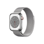 Apple Watch Series 8 GPS + Cellular MNJ83EL/A Smart watches GPS (satellite) Retina LTPO OLED Touchscreen 41mm Waterproof Bluetooth Wi-Fi Silver