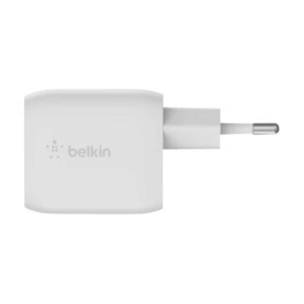 Belkin Dual USB-C GaN Wall Charger with PPS 45W , WCH011vfWH