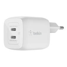 Belkin Dual USB-C GaN Wall Charger with PPS 45W , WCH011vfWH