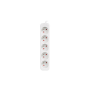 Lanberg Cable Power Strip, 5X French Outlets Quality-Grade Copper, 1.5 m , PS0-05E-0150-W