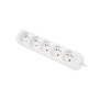 Lanberg Cable Power Strip, 5X French Outlets Quality-Grade Copper, 1.5 m , PS0-05E-0150-W