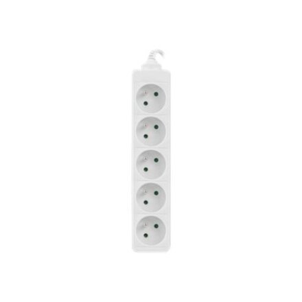 Lanberg Cable Power Strip, 5X French Outlets Quality-Grade Copper, 1.5 m , PS0-05E-0150-W
