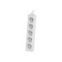 Lanberg Cable Power Strip, 5X French Outlets Quality-Grade Copper, 1.5 m , PS0-05E-0150-W