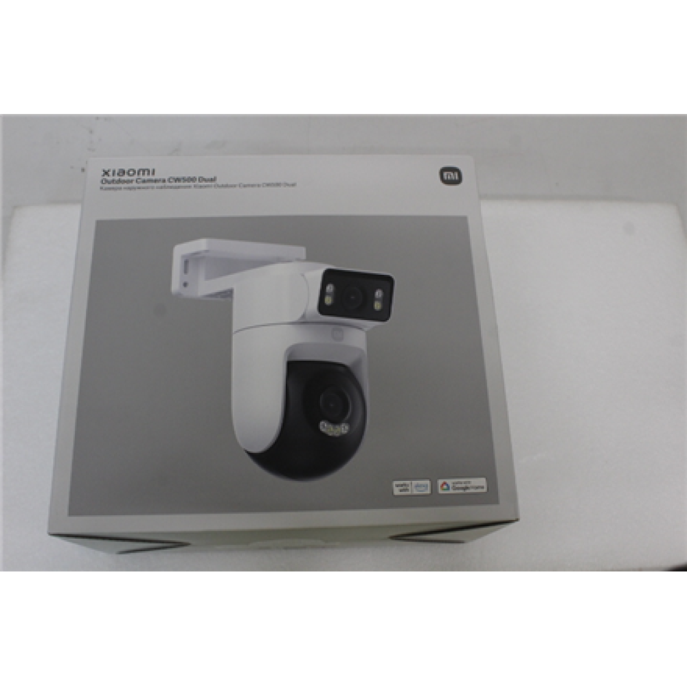 SALE OUT. Xiaomi Outdoor Camera CW500 Dual EU , Xiaomi Outdoor Security Camera , CW500 Dual EU , 24 month(s) , Dome , 4 MP , Dual Lens F/1.6 , IP66 , H.265 , MicroSD, max. 256 GB , White DEMO