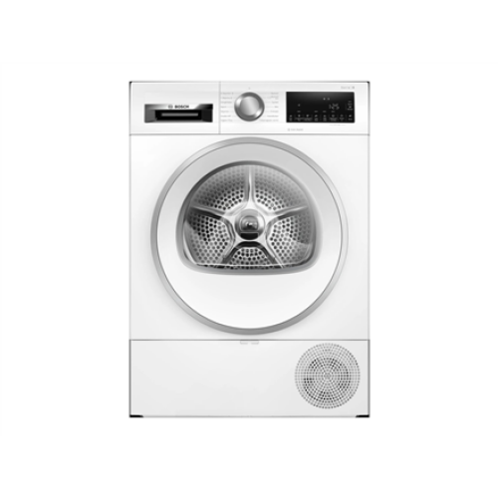 Bosch , WQG233CPSN , Dryer machine with heat pump , Energy efficiency class A+++ , Front loading , 8 kg , LED , Depth 61.3 cm , Steam function , White