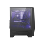 MSI MAG FORGE 100M PC Case, Mid-Tower, USB 3.2, Black MSI , MAG FORGE 100M , Black , ATX , Power supply included No