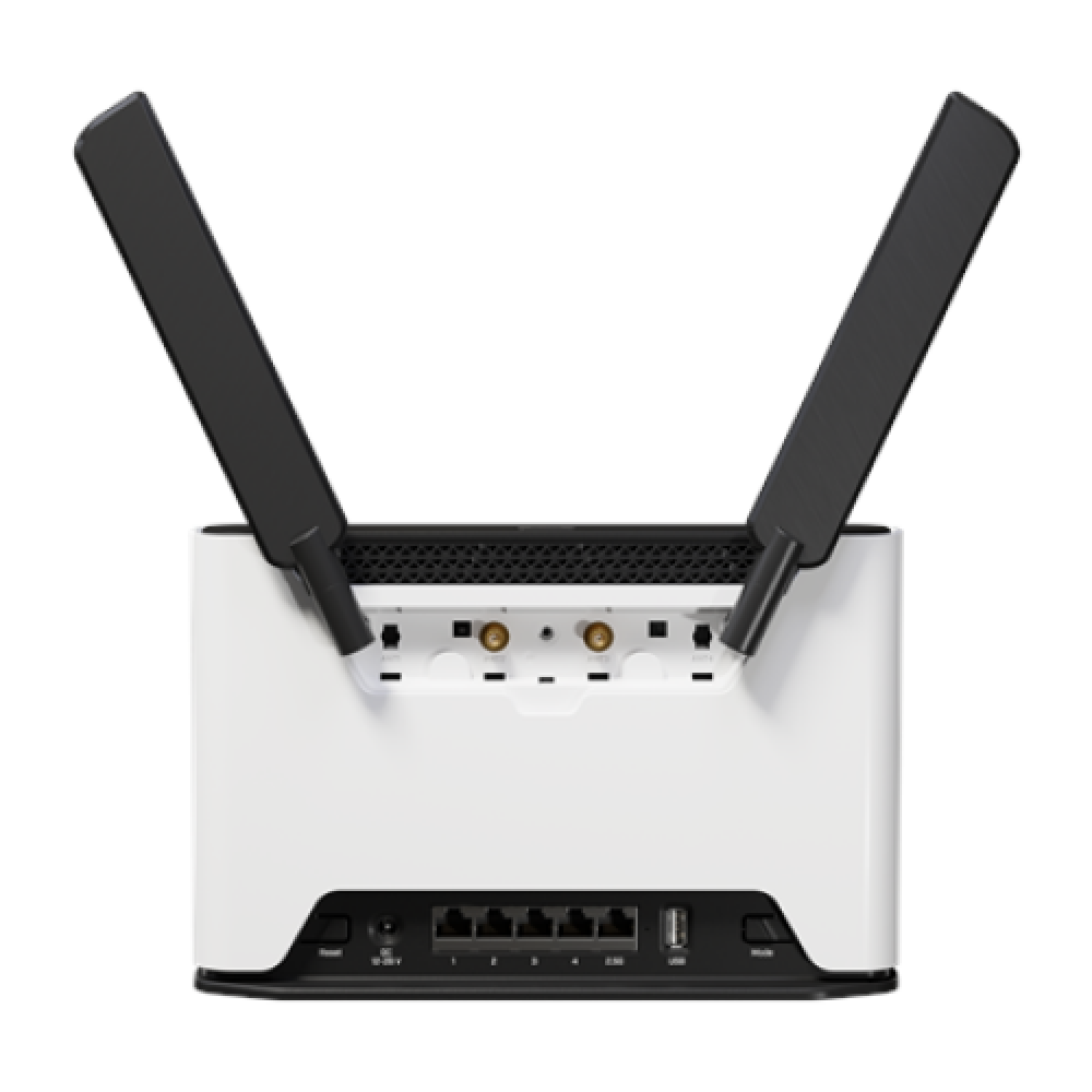 MikroTik Chateau LTE18 ax S53UG+5HaxD2HaxD-TC&EG18-EA 802.11ax, 574 Mbit/s (2.4 GHz) / 1200 Mbit/s (5 GHz) Mbit/s, Ethernet LAN (RJ-45) ports 4, 4G, 1 , Chateau LTE18 ax , S53UG+5HaxD2HaxD-TC&EG18-EA , 802.11ax , 574 Mbit/s (2.4 GHz) / 1200 Mbit/s