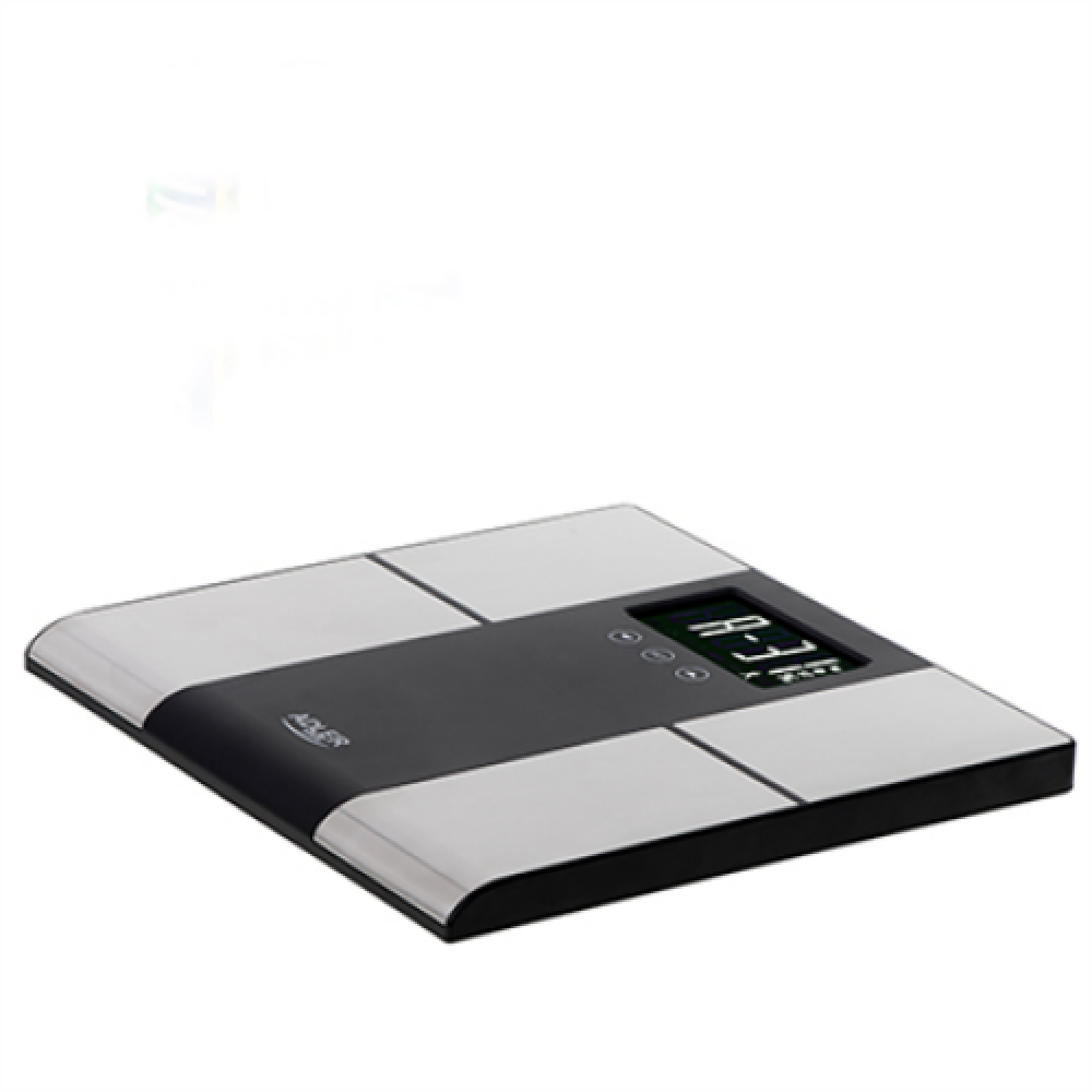 Adler , Bathroom scale with analyzer , AD 8165 , Maximum weight (capacity) 225 kg , Accuracy 100 g , Body Mass Index (BMI) measuring , Stainless steel/Black