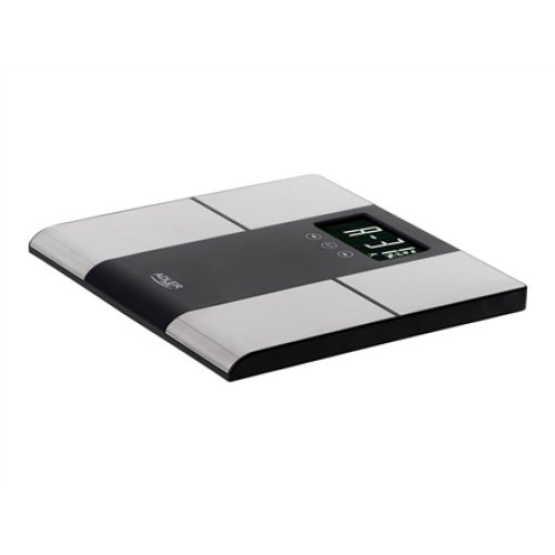 Adler , Bathroom scale with analyzer , AD 8165 , Maximum weight (capacity) 225 kg , Accuracy 100 g , Body Mass Index (BMI) measuring , Stainless steel/Black