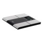 Adler , Bathroom scale with analyzer , AD 8165 , Maximum weight (capacity) 225 kg , Accuracy 100 g , Body Mass Index (BMI) measuring , Stainless steel/Black