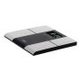 Adler , Bathroom scale with analyzer , AD 8165 , Maximum weight (capacity) 225 kg , Accuracy 100 g , Body Mass Index (BMI) measuring , Stainless steel/Black