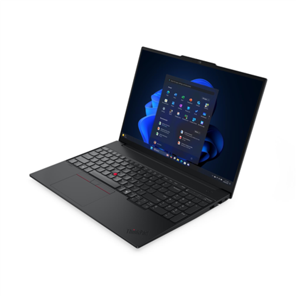 Lenovo ThinkPad E16 G3 Intel , Black , 16 , IPS , WUXGA , 1920 x 1200 pixels , Anti-glare , Intel Core Ultra 7 , 255H , 32 GB , SO-DIMM DDR5 , Solid-state drive capacity 512 GB , Intel Arc 140T GPU Functions as Intel Graphics , Windows 11 Pro , 802.11ax ,