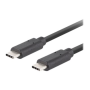 CA-CMCM-32CU-0018-BK Lanberg USB-C 3.1 Gen 2 Cable, 10GB/s PD100W, 1.8 m , CA-CMCM-32CU-0018-BK , USB Type-C to USB Type-C