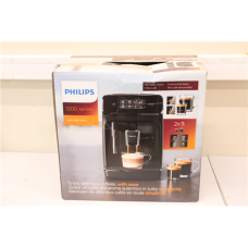 SALE OUT. Philips EP1224/00 Fully automatic coffee machine, 15 bar, 1500 W, Light Gray , Philips Espresso Coffee maker Series 1200 , EP1224/00 , Pump pressure 15 bar , Built-in milk frother , Fully automatic , 1500 W , Light Gray , DAMAGED PACKAGING