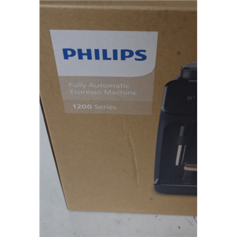 SALE OUT. Philips Espresso Coffee maker Series 1200 , EP1224/00 , Pump pressure 15 bar , Built-in milk frother , Fully automatic , 1500 W , Light Gray , DAMAGED PACKAGING