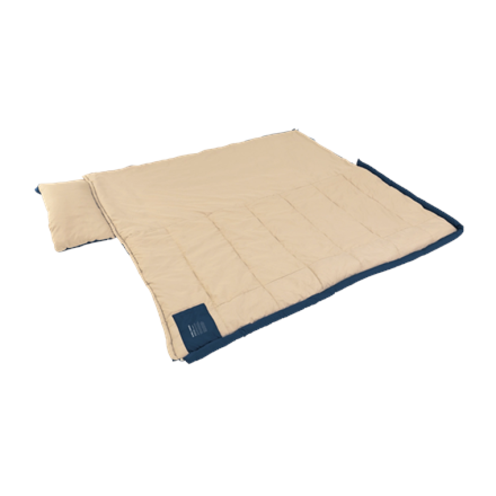 Outwell Contour Lux Deep Blue , Sleeping Bag , 220 x 85 cm , -19 to 15 °C , Right Zipper