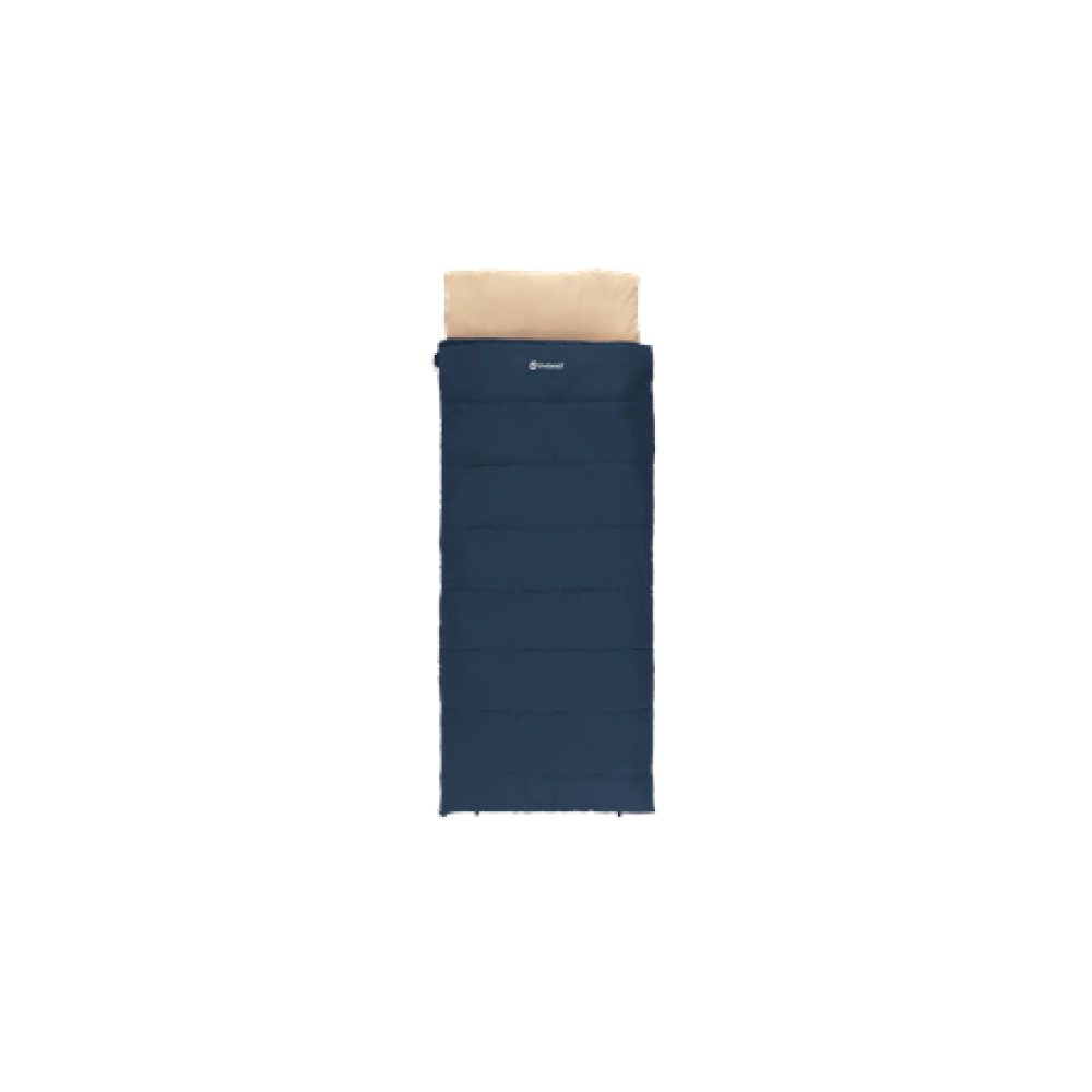Outwell Contour Lux Deep Blue , Sleeping Bag , 220 x 85 cm , -19 to 15 °C , Right Zipper