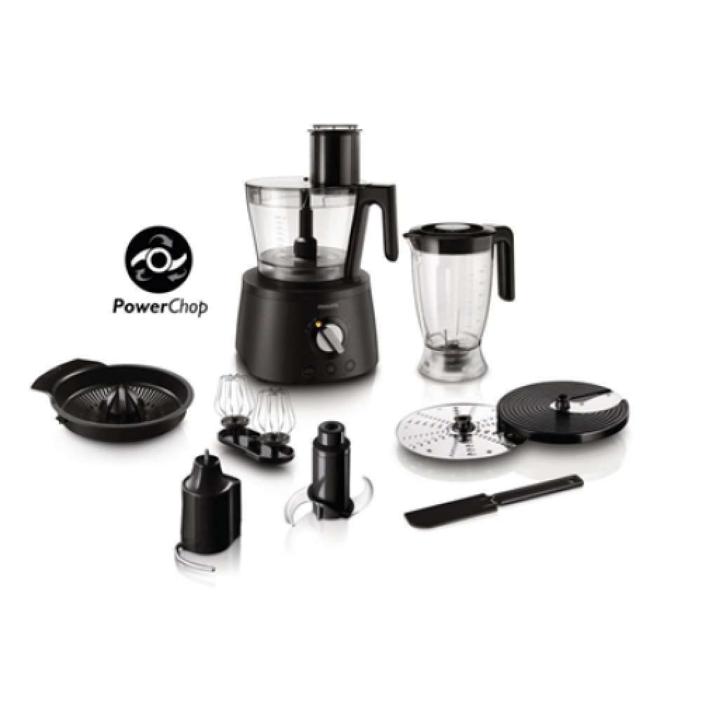 Philips , Avance Collection , Food processor , Food procesor , Bowl capacity 2.2 L , 1000 W , Black
