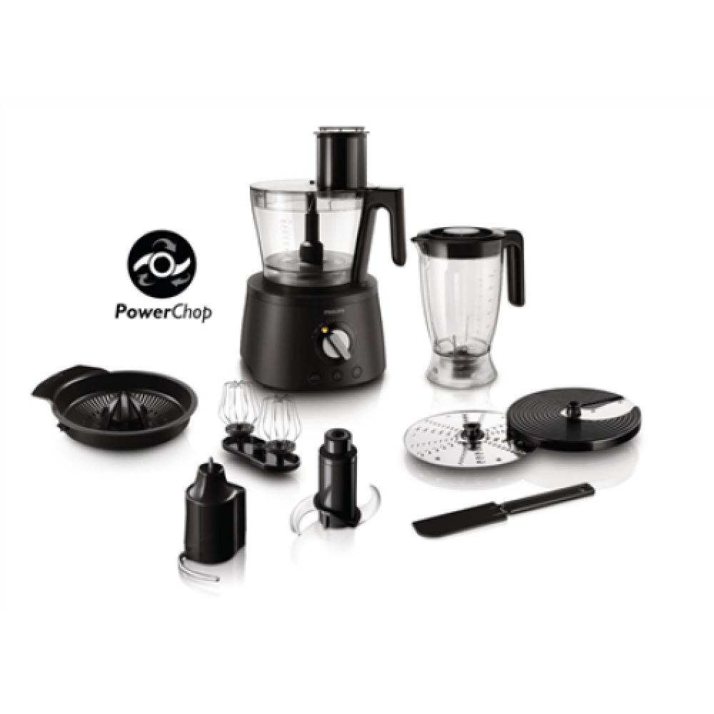 Philips , Avance Collection , Food processor , Food procesor , Bowl capacity 2.2 L , 1000 W , Black