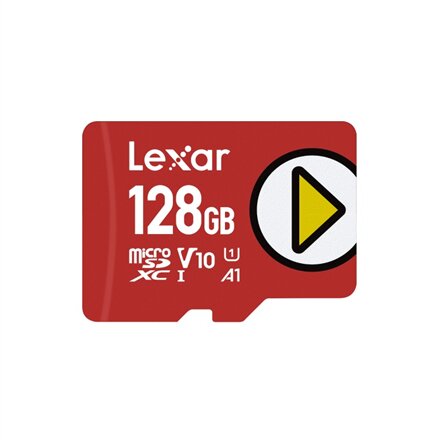 Lexar PLAY , 128 GB , microSDXC , Flash memory class 10