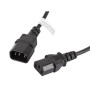 Lanberg , IEC 320 C13 to C14 Cable , CA-C13E-10CC-0018-BK