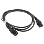 Lanberg , IEC 320 C13 to C14 Cable , CA-C13E-10CC-0018-BK