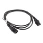 Lanberg , IEC 320 C13 to C14 Cable , CA-C13E-10CC-0018-BK