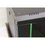 SALE OUT. DIGITUS 7U wall mounting cabinet, Unique 420x600x450 mm, color black (RAL 9005) Digitus Wall Mounting Cabinet DN-19 07-U-SW DAMAGED PACKAGING, SCRATCHED CORNER, DAMAGED PAINT Black IP protection class: IP20; Front door: Glass door, single openin