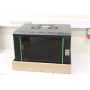 SALE OUT. DIGITUS 7U wall mounting cabinet, Unique 420x600x450 mm, color black (RAL 9005) Digitus Wall Mounting Cabinet DN-19 07-U-SW DAMAGED PACKAGING, SCRATCHED CORNER, DAMAGED PAINT Black IP protection class: IP20; Front door: Glass door, single openin