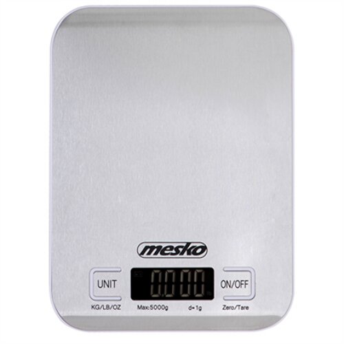 Mesko , Kitchen scale , MS 3169 white , Maximum weight (capacity) 5 kg , Graduation 1 g , Inox/White