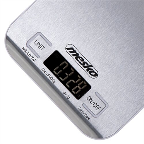 Mesko , Kitchen scale , MS 3169 white , Maximum weight (capacity) 5 kg , Graduation 1 g , Inox/White