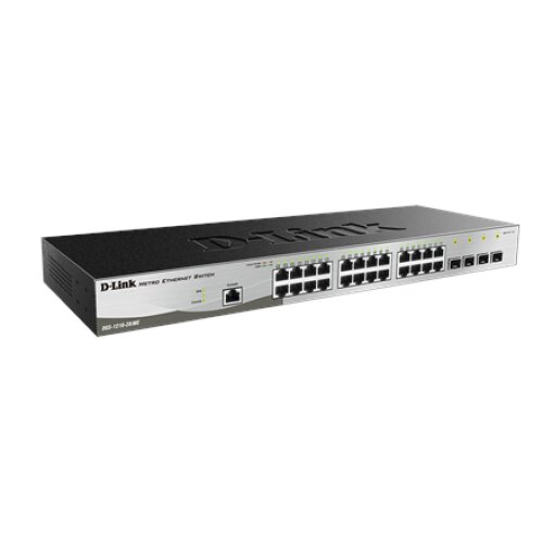D-Link , Metro Ethernet Switch , DGS-1210-28/ME , Managed L2 , Rack mountable , Gigabit Ethernet (copper) ports quantity 24 , SFP ports quantity 4 , Power supply type Single