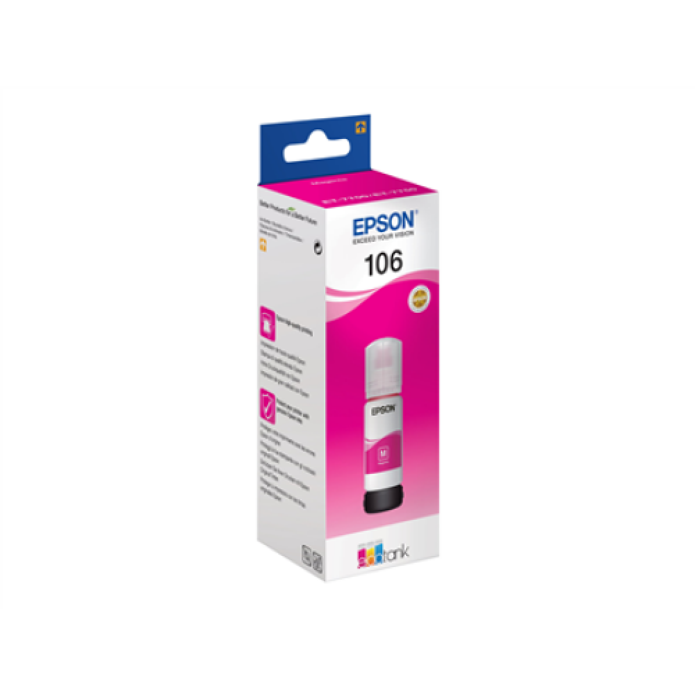 Epson Ecotank , 106 , Ink Bottle , Magenta