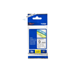 Brother , TZe-221 Laminated Tape , Black on White , TZe , 8 m , 9 cm