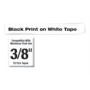 Brother , TZe-221 Laminated Tape , Black on White , TZe , 8 m , 9 cm