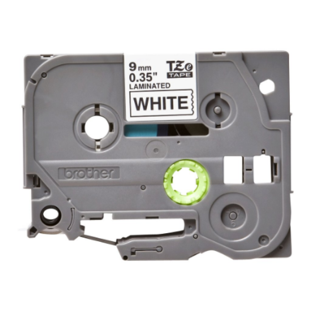 Brother , TZe-221 Laminated Tape , Black on White , TZe , 8 m , 9 cm