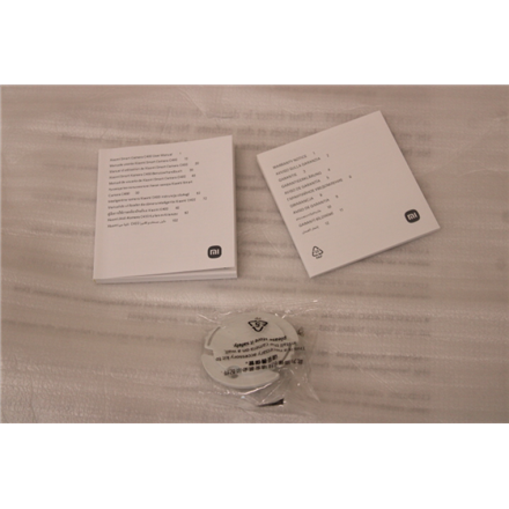 SALE OUT. Xiaomi Smart Camera C400 , Xiaomi Smart Camera , C400 , 3 month(s) , Dome , 4 MP , 1.4mm , H.265 , MicroSD, max. 256 GB , White WITHOUT ORIGINAL PACKAGING, USED, MISSING USB CABLE